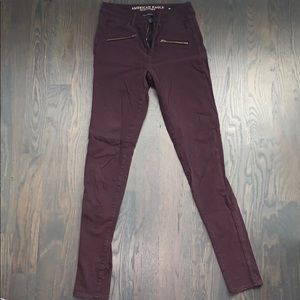 American Eagle super stretch hi-rise jeggings